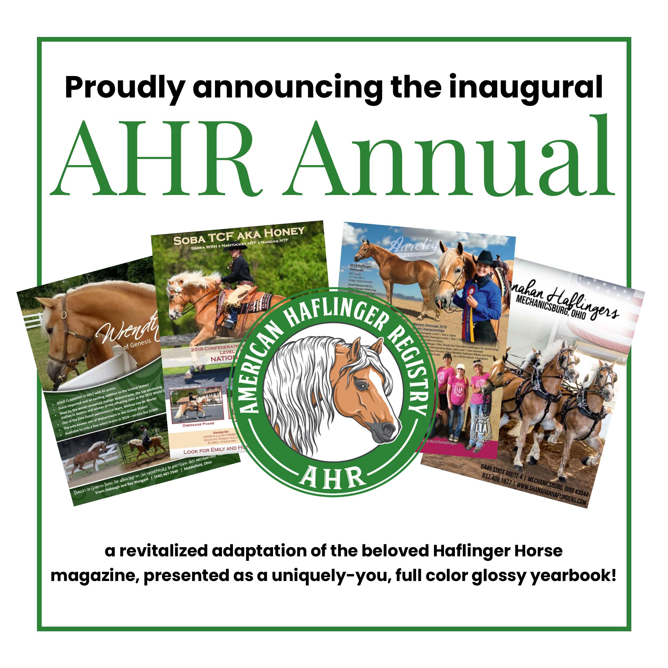 Announcing the AHR Annual!